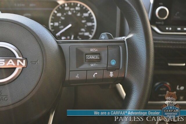 2023 Nissan Rogue SV / AWD / AutoStart / ProPilot Assist / Power Driver's Seat / Power Locks, Windows & Mirrors / Lane Departure & Blind Spot Alert / Apple CarPlay & Android Auto / Keyless Entry & Start / Block Heater / 35 MPG / 1-Owner Anchorage AK 2023 Nissan Rogue SV / AWD / AutoStart / ProPilot Assist / Power Driver's Seat / Power Locks, Windows & Mirrors / Lane Departure & Blind Spot Alert / Apple CarPlay & Android Auto / Keyless Entry & Start / Block Heater / 35 MPG / 1-Owner Anchorage AK