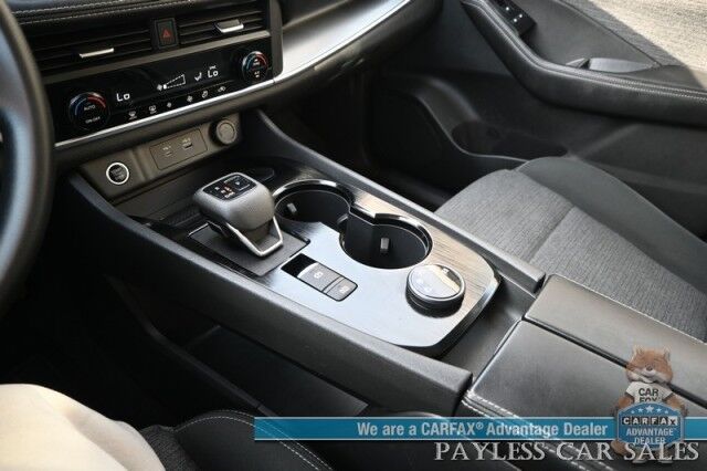 2023 Nissan Rogue SV / AWD / AutoStart / ProPilot Assist / Power Driver's Seat / Power Locks, Windows & Mirrors / Lane Departure & Blind Spot Alert / Apple CarPlay & Android Auto / Keyless Entry & Start / Block Heater / 35 MPG / 1-Owner Anchorage AK 2023 Nissan Rogue SV / AWD / AutoStart / ProPilot Assist / Power Driver's Seat / Power Locks, Windows & Mirrors / Lane Departure & Blind Spot Alert / Apple CarPlay & Android Auto / Keyless Entry & Start / Block Heater / 35 MPG / 1-Owner Anchorage AK