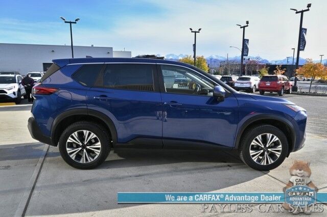 2023 Nissan Rogue SV / AWD / AutoStart / ProPilot Assist / Power Driver's Seat / Power Locks, Windows & Mirrors / Lane Departure & Blind Spot Alert / Apple CarPlay & Android Auto / Keyless Entry & Start / Block Heater / 35 MPG / 1-Owner Anchorage AK 2023 Nissan Rogue SV / AWD / AutoStart / ProPilot Assist / Power Driver's Seat / Power Locks, Windows & Mirrors / Lane Departure & Blind Spot Alert / Apple CarPlay & Android Auto / Keyless Entry & Start / Block Heater / 35 MPG / 1-Owner Anchorage AK