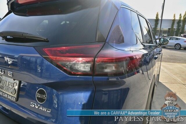 2023 Nissan Rogue SV / AWD / AutoStart / ProPilot Assist / Power Driver's Seat / Power Locks, Windows & Mirrors / Lane Departure & Blind Spot Alert / Apple CarPlay & Android Auto / Keyless Entry & Start / Block Heater / 35 MPG / 1-Owner Wasilla AK