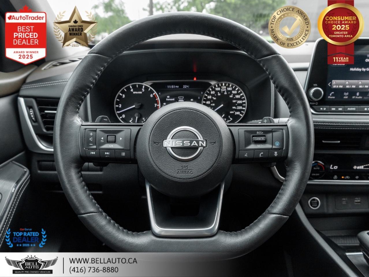 2023 Nissan Rogue SV Moonroof | 360CAM | PANO | LTHR | B.SPOT | NOACCIDENT Toronto ON