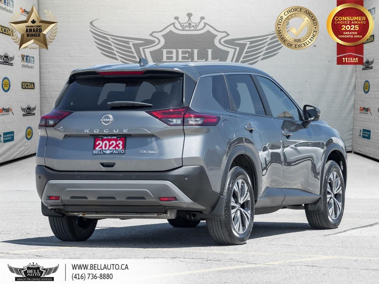 2023 Nissan Rogue SV Moonroof | 360CAM | PANO | WOODTRIM | BACKUPCAM |  NO ACCIDENT Toronto ON