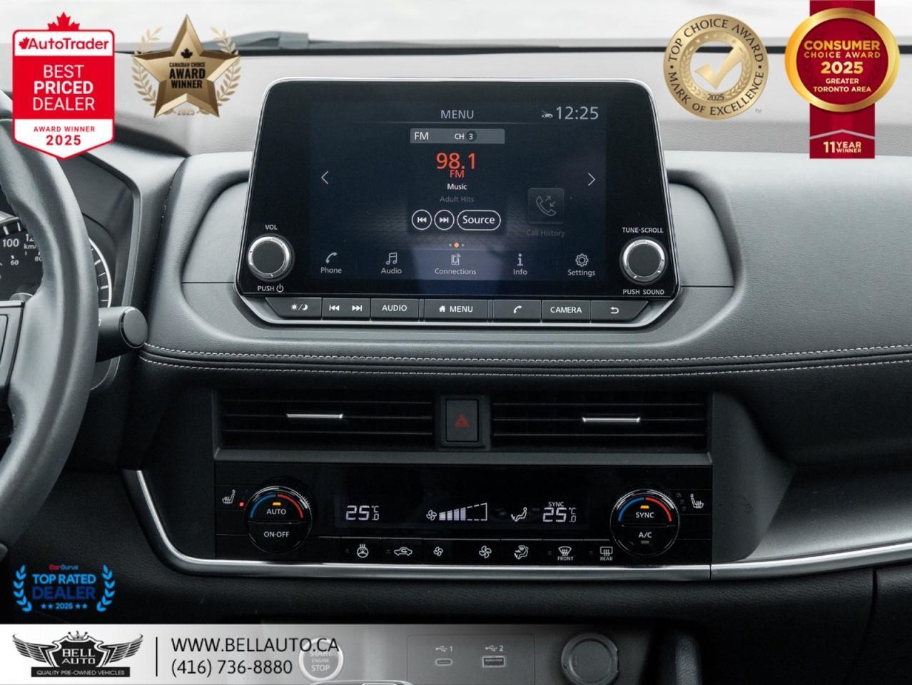 2023 Nissan Rogue SV Moonroof | AWD | PANO | B.CAM | B.SPOT | LOWKMS | NOACCIDENT Toronto ON