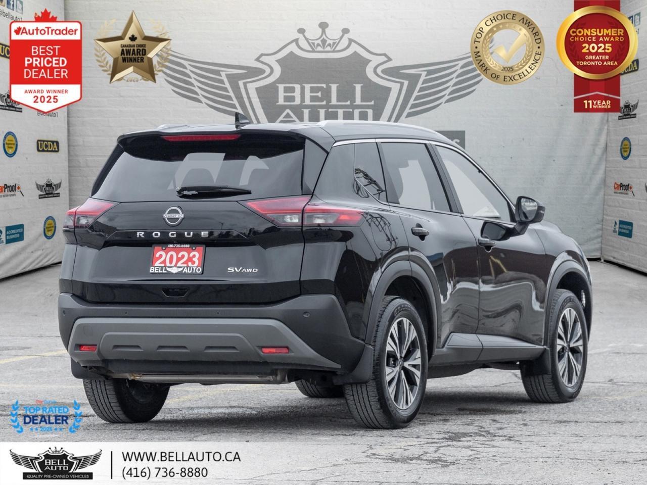 2023 Nissan Rogue SV Moonroof | AWD | PANO | B.CAM | B.SPOT | LOWKMS | NOACCIDENT Toronto ON