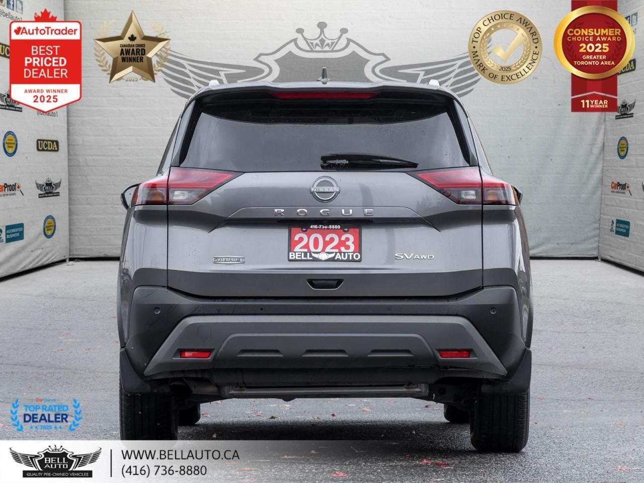 2023 Nissan Rogue SV Moonroof | AWD | PANO | B.CAM | B.SPOT | ONEOWNER | LOWKMS | NOACCIDENT Toronto ON