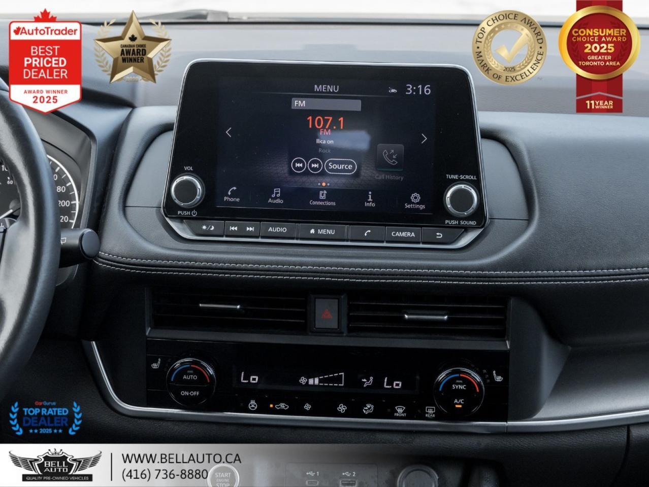 2023 Nissan Rogue SV Moonroof | PANO | HTD & PWR SEATS | B.CAM | B.SPOT | ONEOWNER | LOWKMS | NOACCIDENT Toronto ON