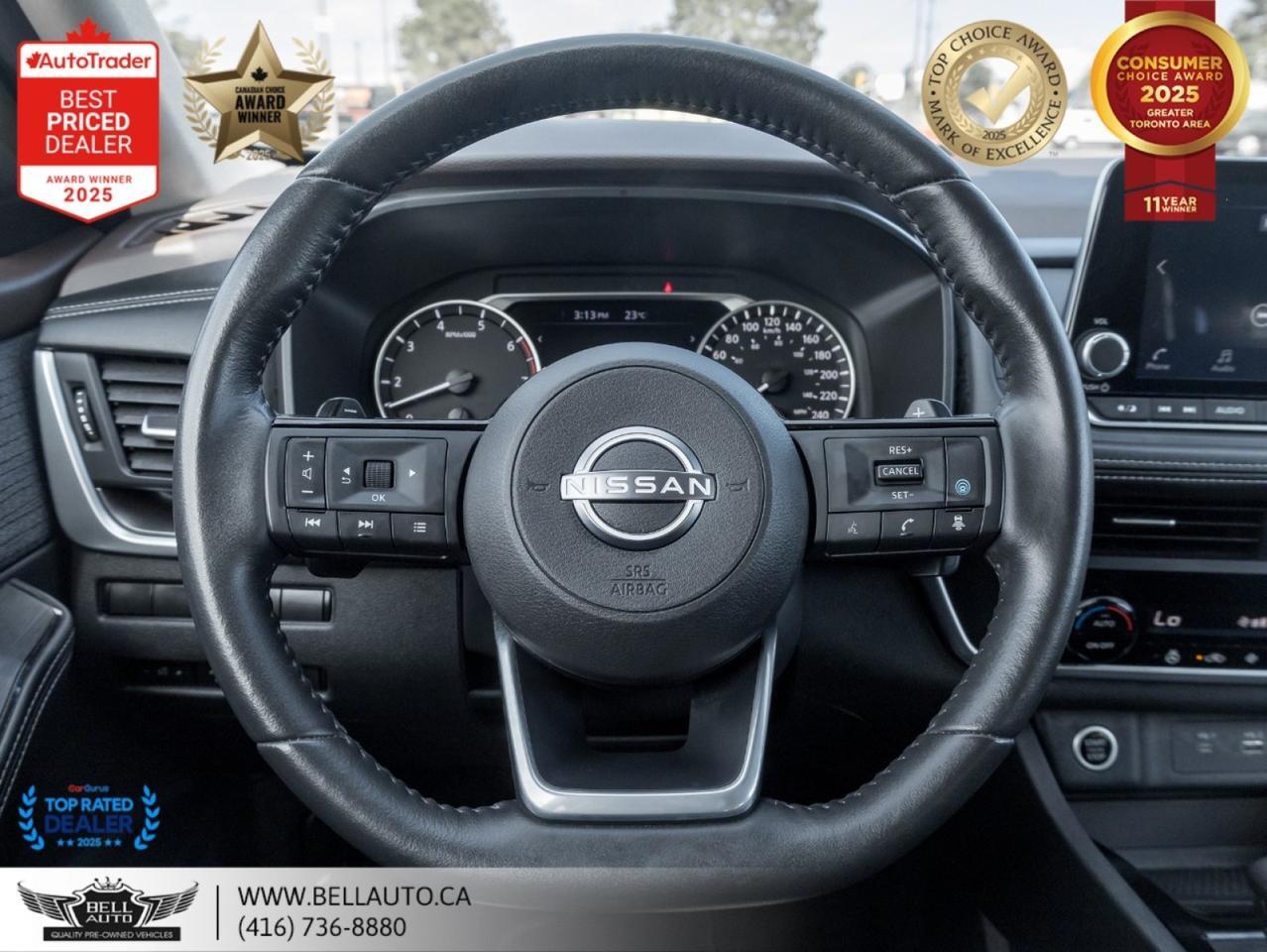 2023 Nissan Rogue SV Moonroof | PANO | HTD & PWR SEATS | B.CAM | B.SPOT | ONEOWNER | LOWKMS | NOACCIDENT Toronto ON