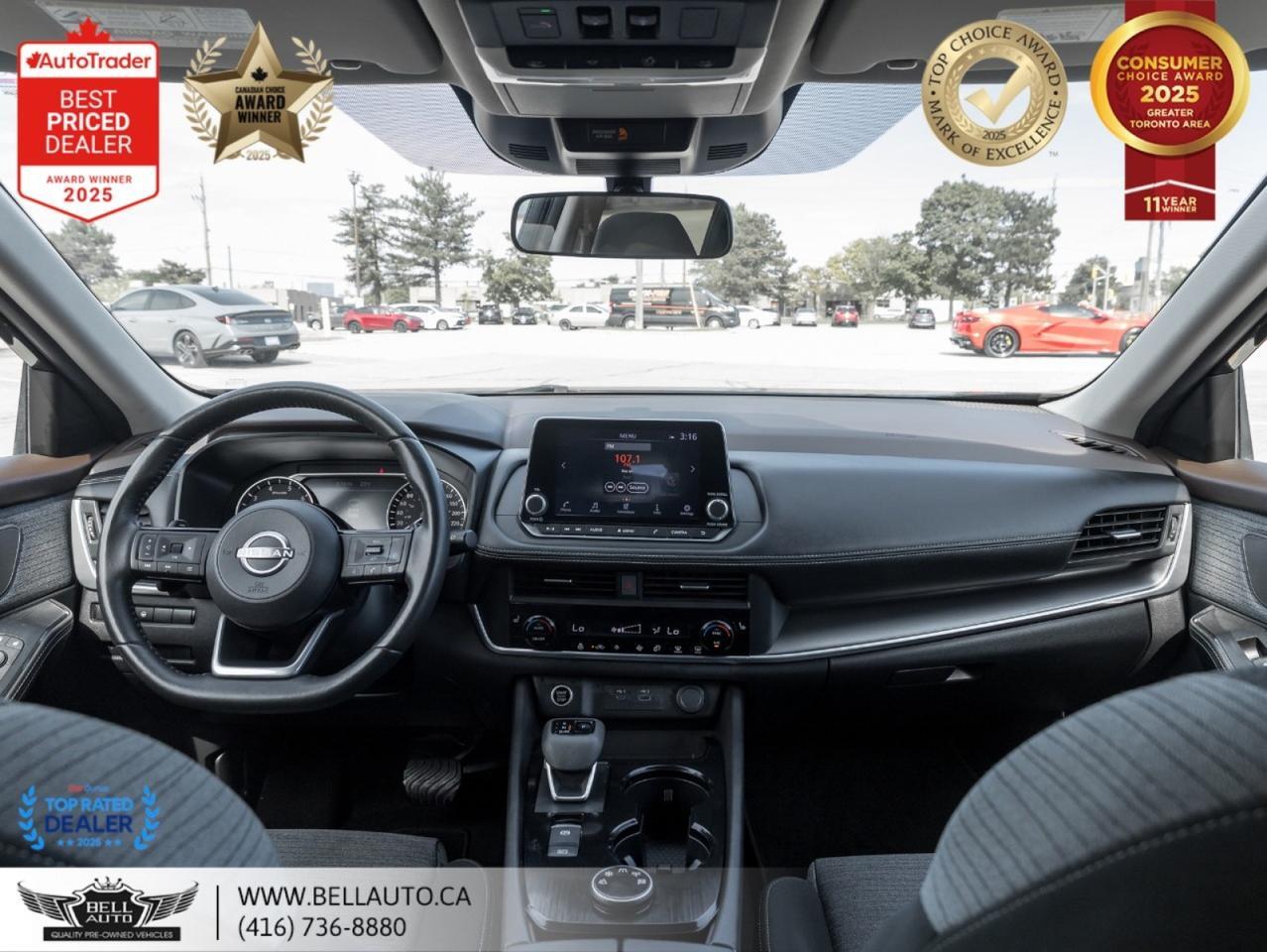 2023 Nissan Rogue SV Moonroof | PANOROOF | HTD & PWR SEATS | BACKUPCAM | B.SPOT | ONEOWNER | LOWKMS | NOACCIDENT Toronto ON
