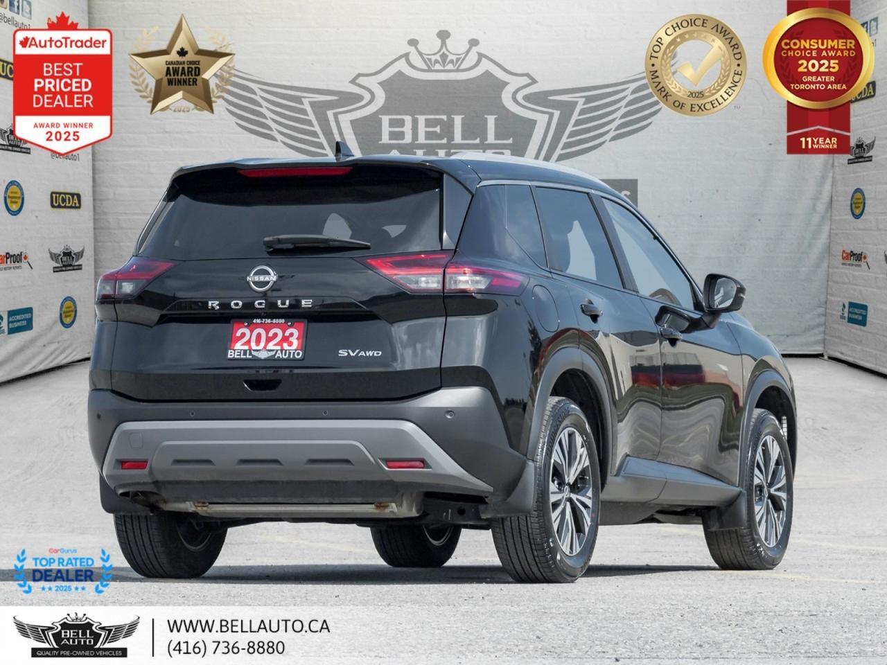 2023 Nissan Rogue SV Moonroof | PANOROOF | HTD & PWR SEATS | BACKUPCAM | B.SPOT | ONEOWNER | LOWKMS | NOACCIDENT Toronto ON