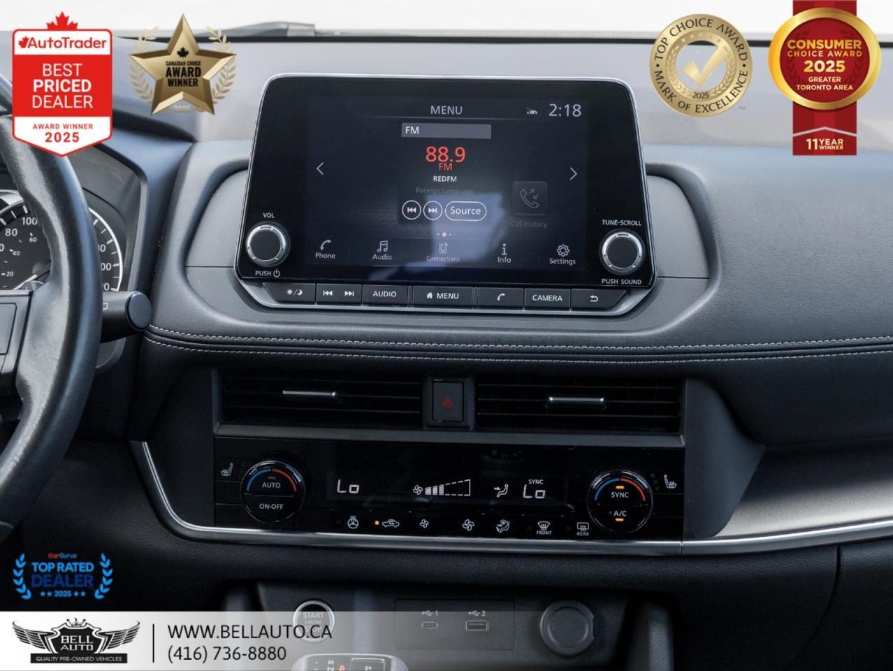 2023 Nissan Rogue SV Moonroof | PANOROOF | HTD & PWR SEATS | BACKUPCAM | BSPOT | NOACCIDENT Toronto ON