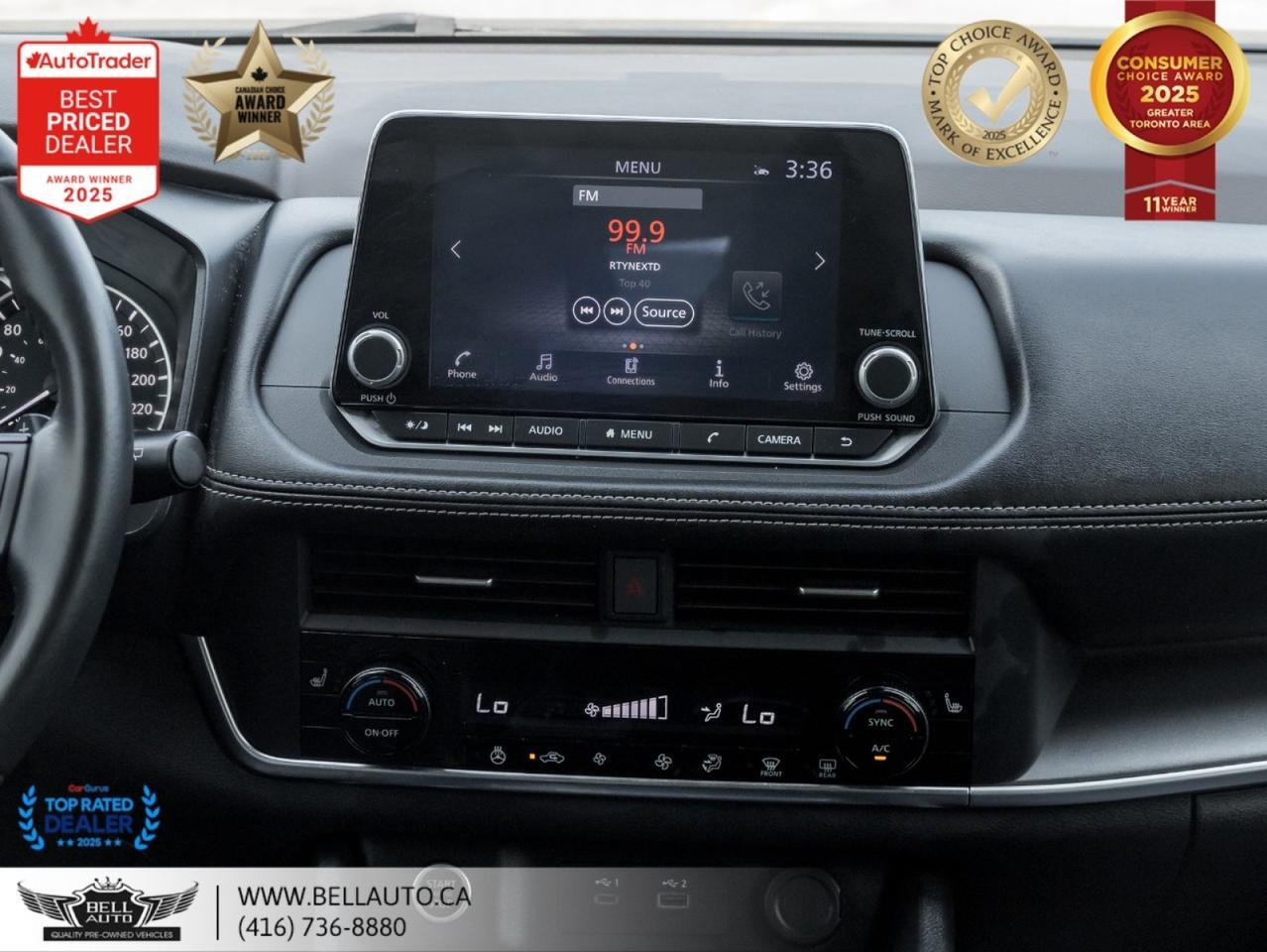 2023 Nissan Rogue SV Moonroof | PANOROOF | HTD & PWR SEATS | BACKUPCAM | BSPOT | ONEOWNER | LOWKMS | NOACCIDENT Toronto ON