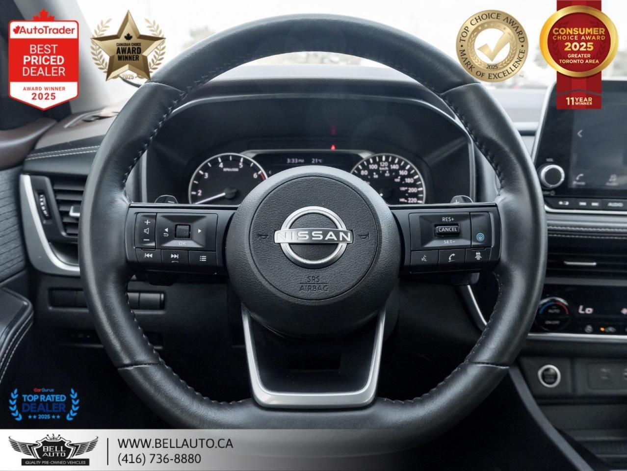 2023 Nissan Rogue SV Moonroof | PANOROOF | HTD & PWR SEATS | BACKUPCAM | BSPOT | ONEOWNER | LOWKMS | NOACCIDENT Toronto ON