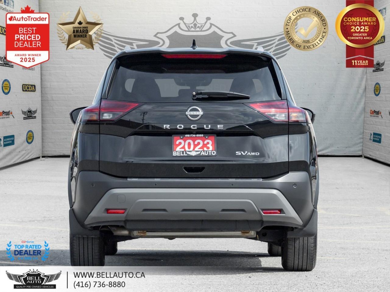 2023 Nissan Rogue SV Moonroof | PANOROOF | HTD & PWR SEATS | BACKUPCAM | BSPOT | ONEOWNER | LOWKMS | NOACCIDENT Toronto ON
