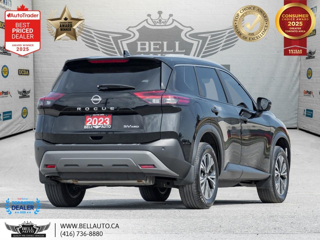 2023 Nissan Rogue SV Moonroof | PANOROOF | HTD & PWR SEATS | BACKUPCAM | BSPOT | ONEOWNER | LOWKMS | NOACCIDENT Toronto ON