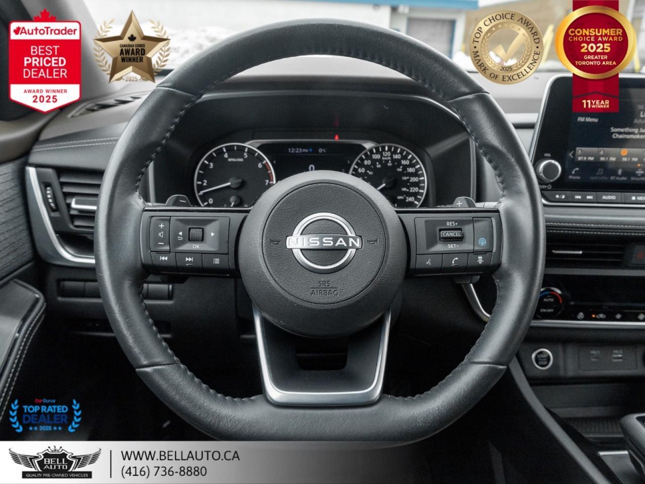 2023 Nissan Rogue SV Moonroof AWD PANO B.CAM B.SPOT LOWKMS NOACCIDENT Toronto ON