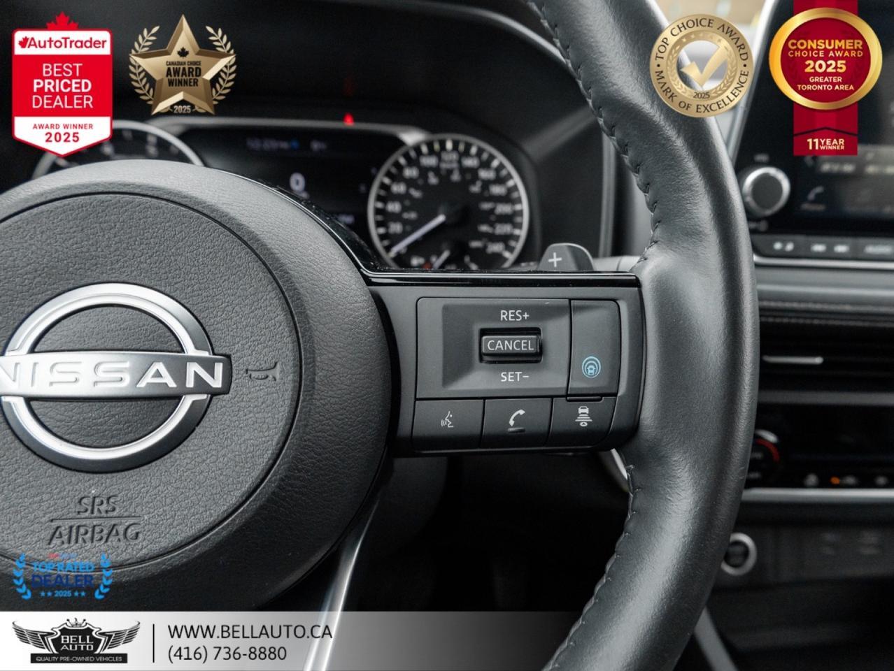 2023 Nissan Rogue SV Moonroof AWD PANO B.CAM B.SPOT LOWKMS NOACCIDENT Toronto ON
