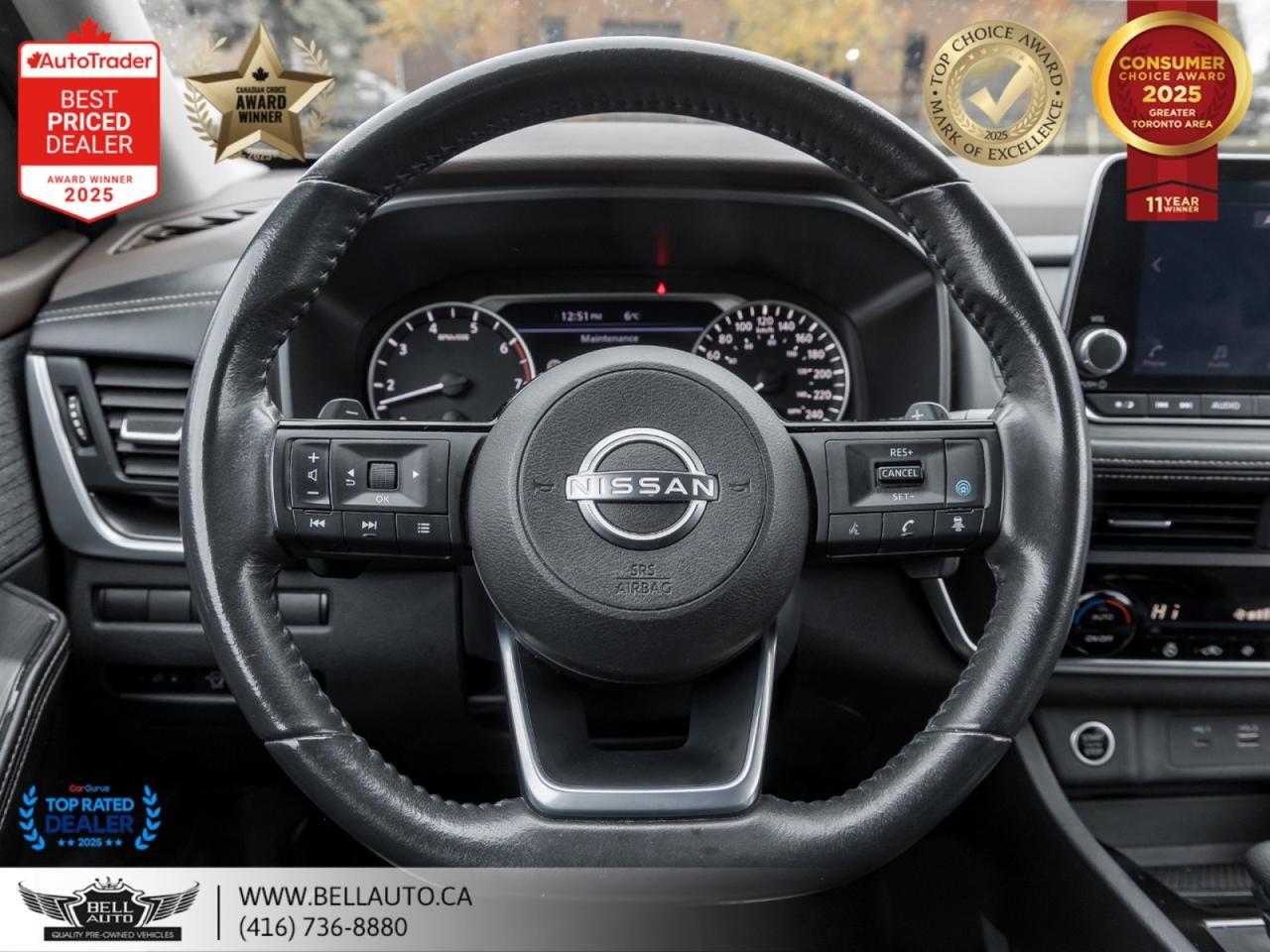 2023 Nissan Rogue SV Moonroof AWD PANO B.CAM B.SPOT ONEOWNER LOWKMS NOACCIDENT Toronto ON