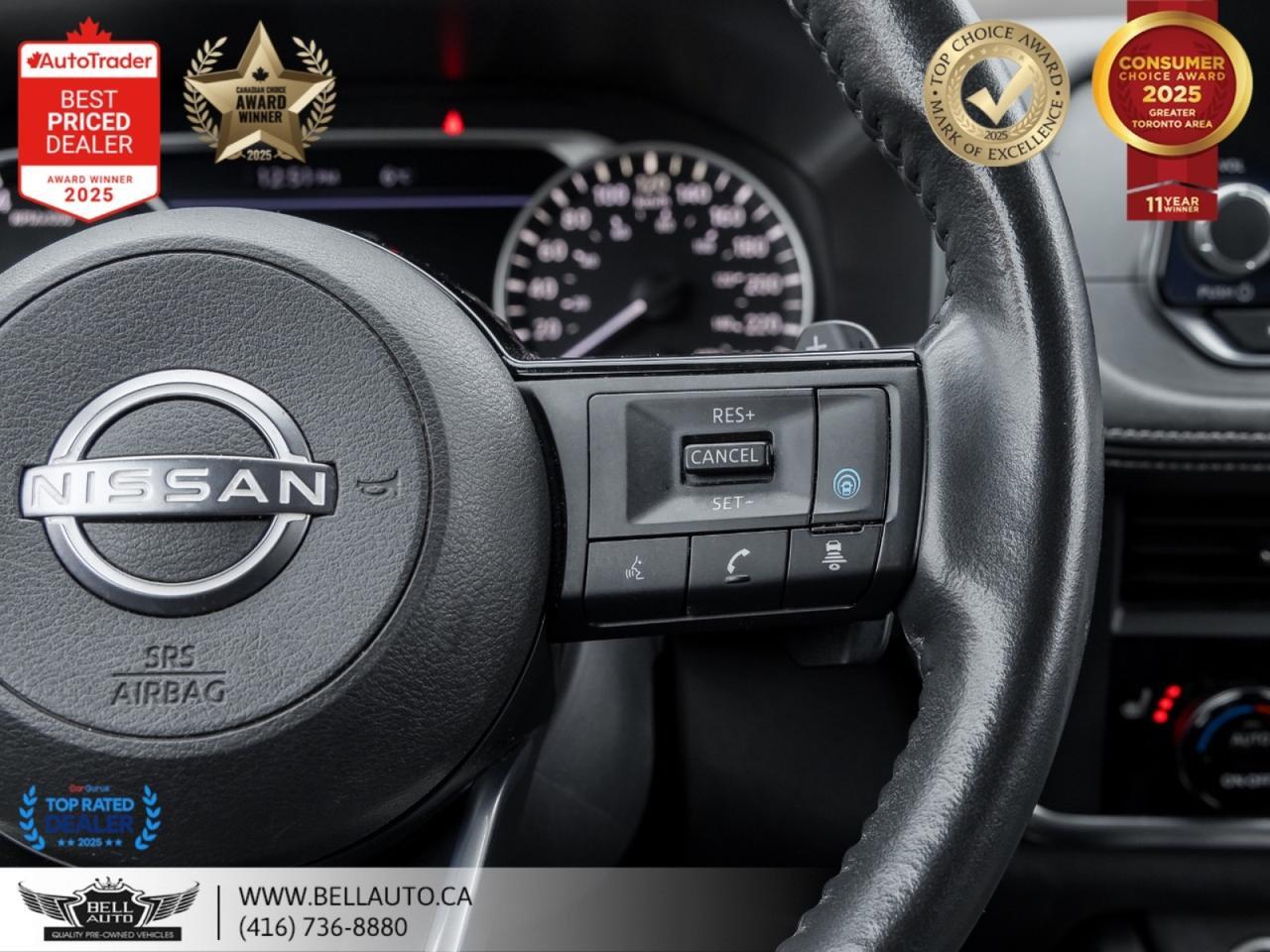 2023 Nissan Rogue SV Moonroof AWD PANO B.CAM B.SPOT ONEOWNER LOWKMS NOACCIDENT Toronto ON