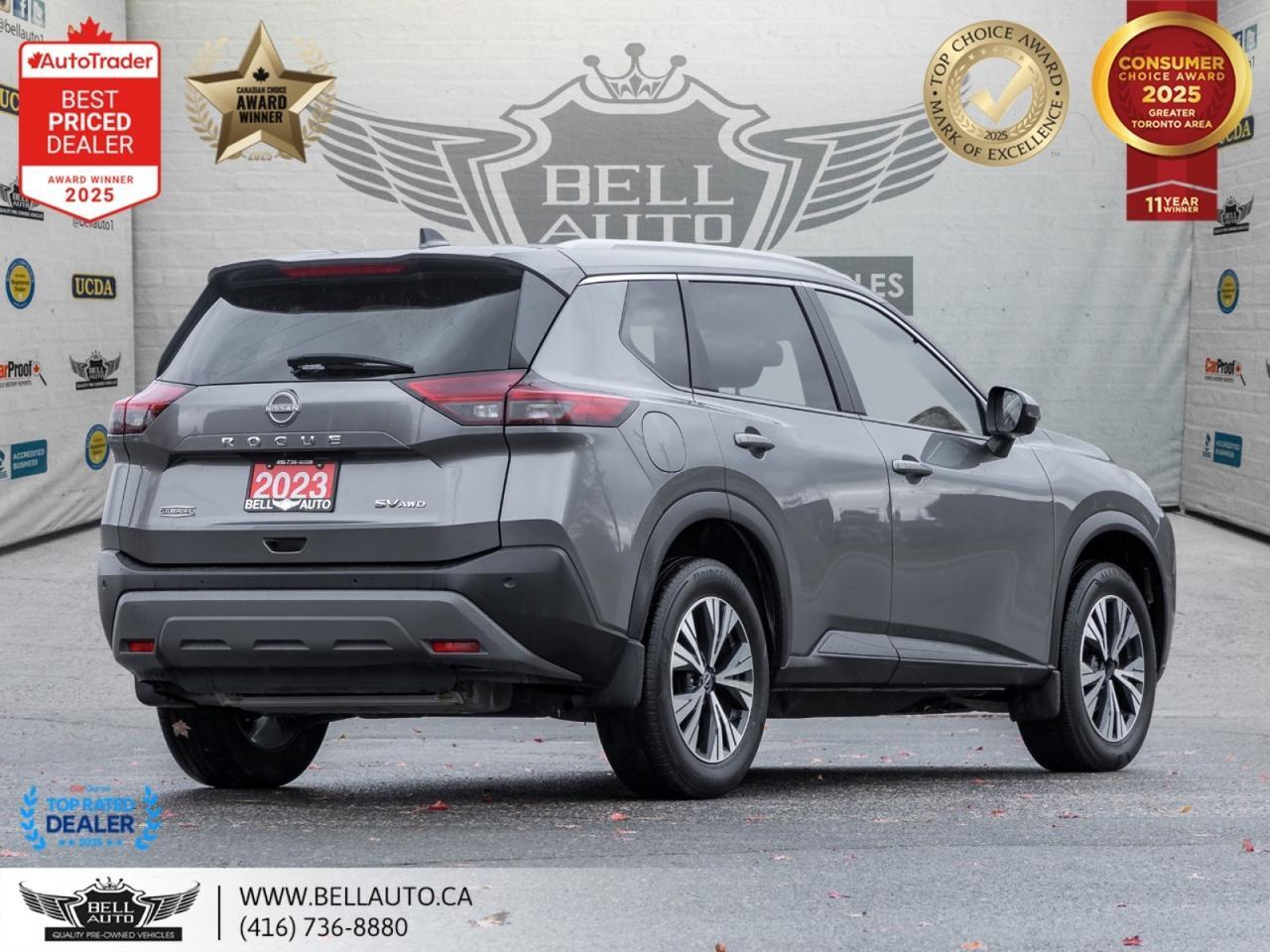 2023 Nissan Rogue SV Moonroof AWD PANO B.CAM B.SPOT ONEOWNER LOWKMS NOACCIDENT Toronto ON