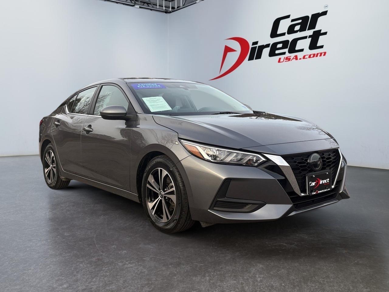 2023 Nissan Sentra SV, BLIND SPOT ALERT, LANE KEEP ASSIST, PUSH BUTTON START, APPLE CARPLAY, ANDROID AUTO, BACKUP CAMERA WITH PARKING SENSORS, FORWARD COLLISION ALERT, LOW MILEAGE, CLEAN CARFAX, THIS SENTRA IS READY TO RIDE THE ROADS!