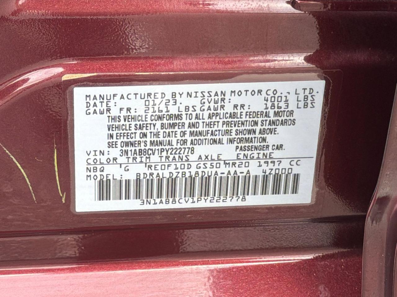 2023 Nissan Sentra SV Hagerstown MD