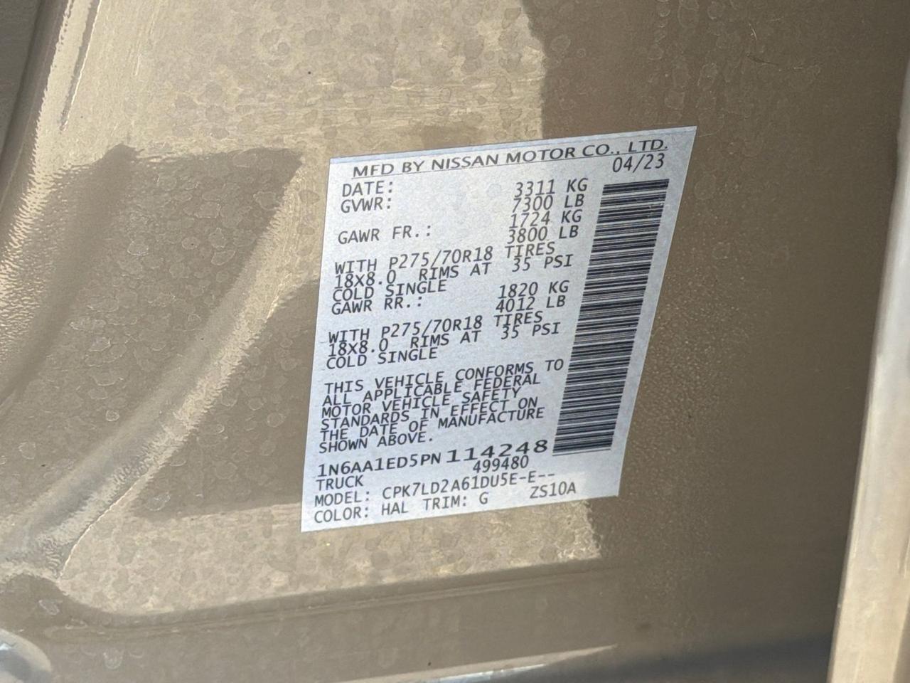 2023 Nissan Titan PRO-4X Hagerstown MD