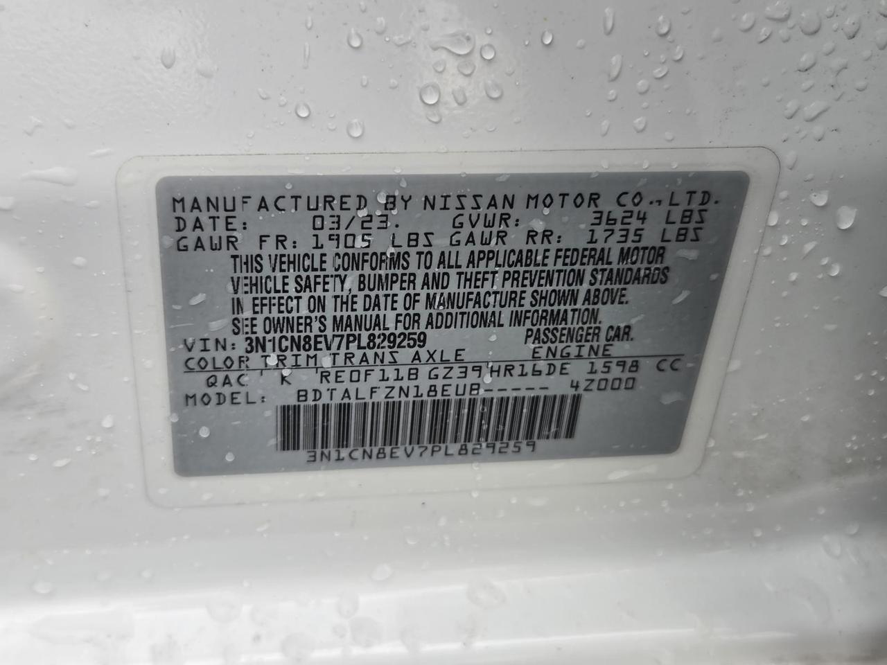 2023 Nissan Versa SV CVT Beeville TX