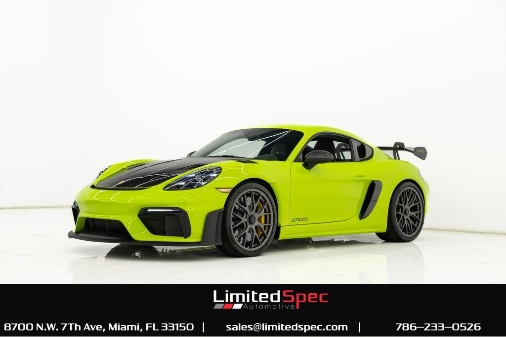 2023 Porsche 718 Cayman GT4 RS Weissach Package Miami FL