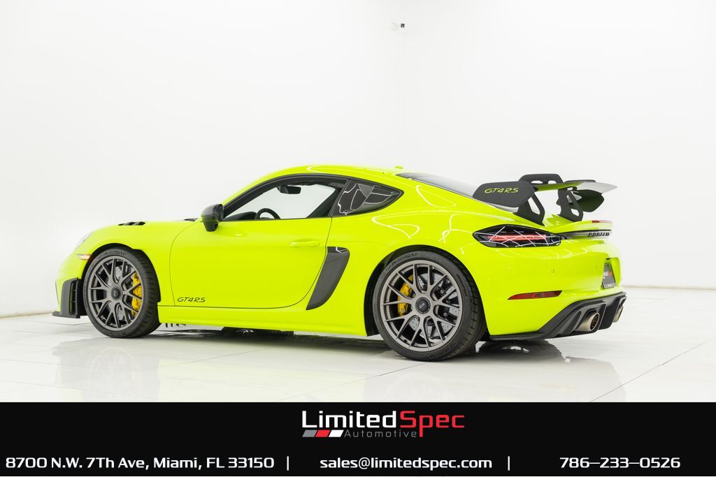2023 Porsche 718 Cayman GT4 RS Weissach Package Miami FL