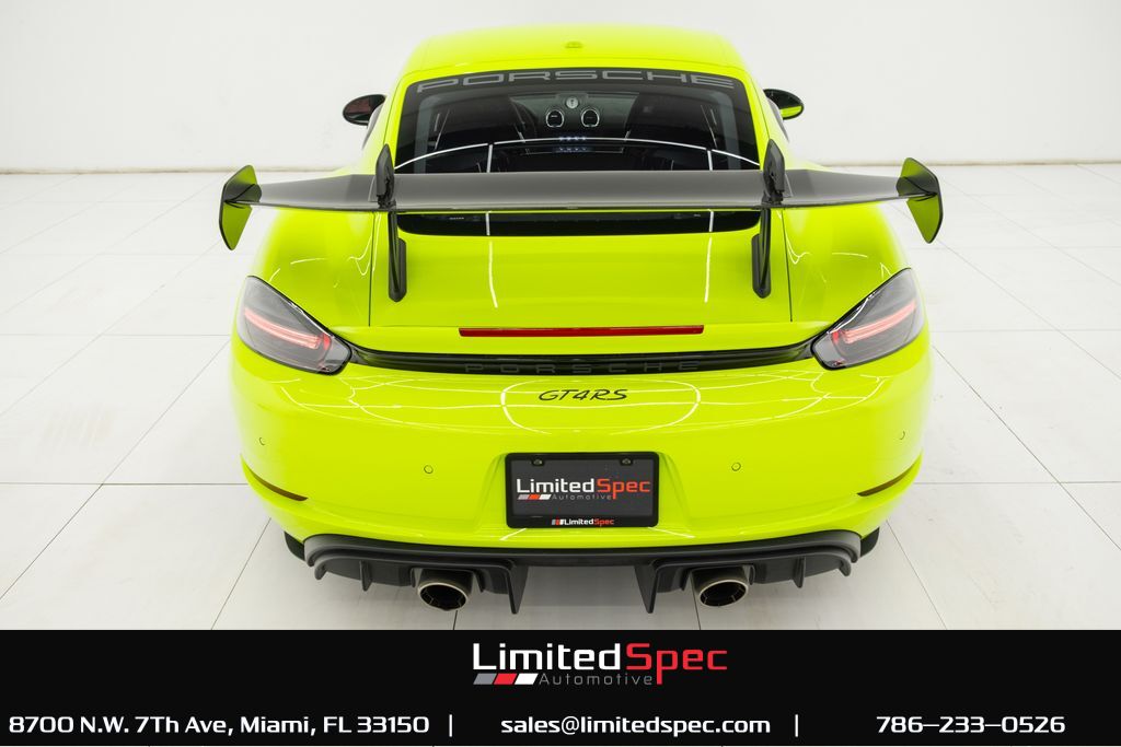 2023 Porsche 718 Cayman GT4 RS Weissach Package Miami FL