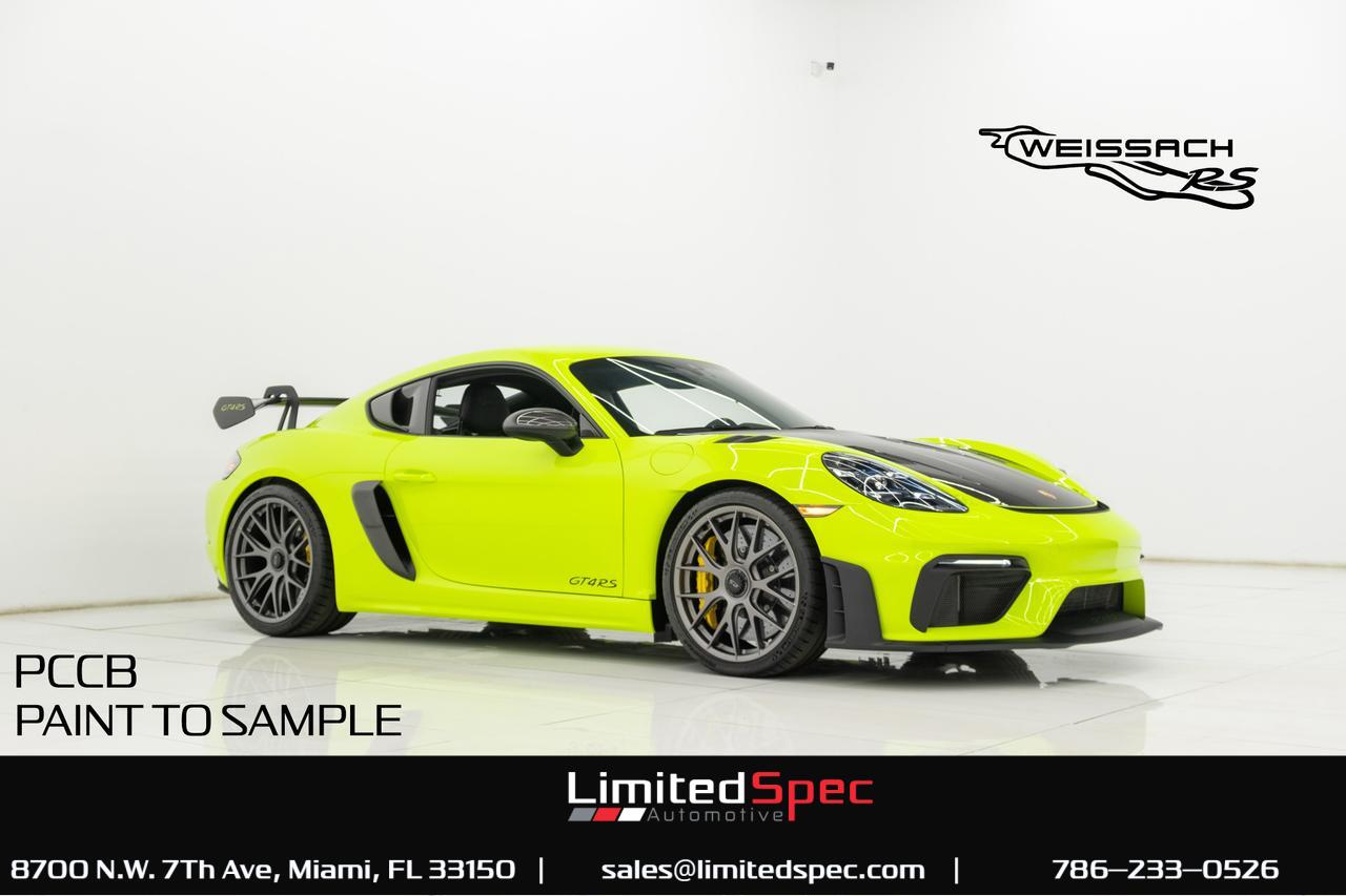 2023 Porsche 718 Cayman GT4 RS Weissach Package Miami FL