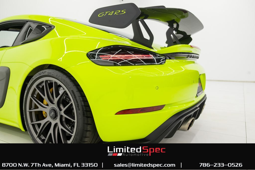 2023 Porsche 718 Cayman GT4 RS Weissach Package Miami FL