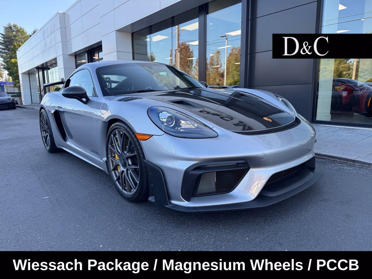 2023 Porsche 718 Cayman GT4 RS Wiessach Package / Magnesium Wheels / PCCB