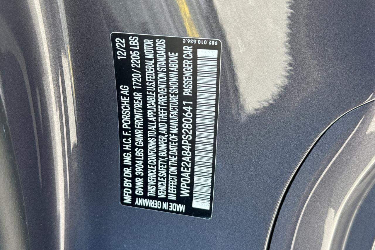 2023 Porsche 718 GT4 RS San Luis Obispo CA