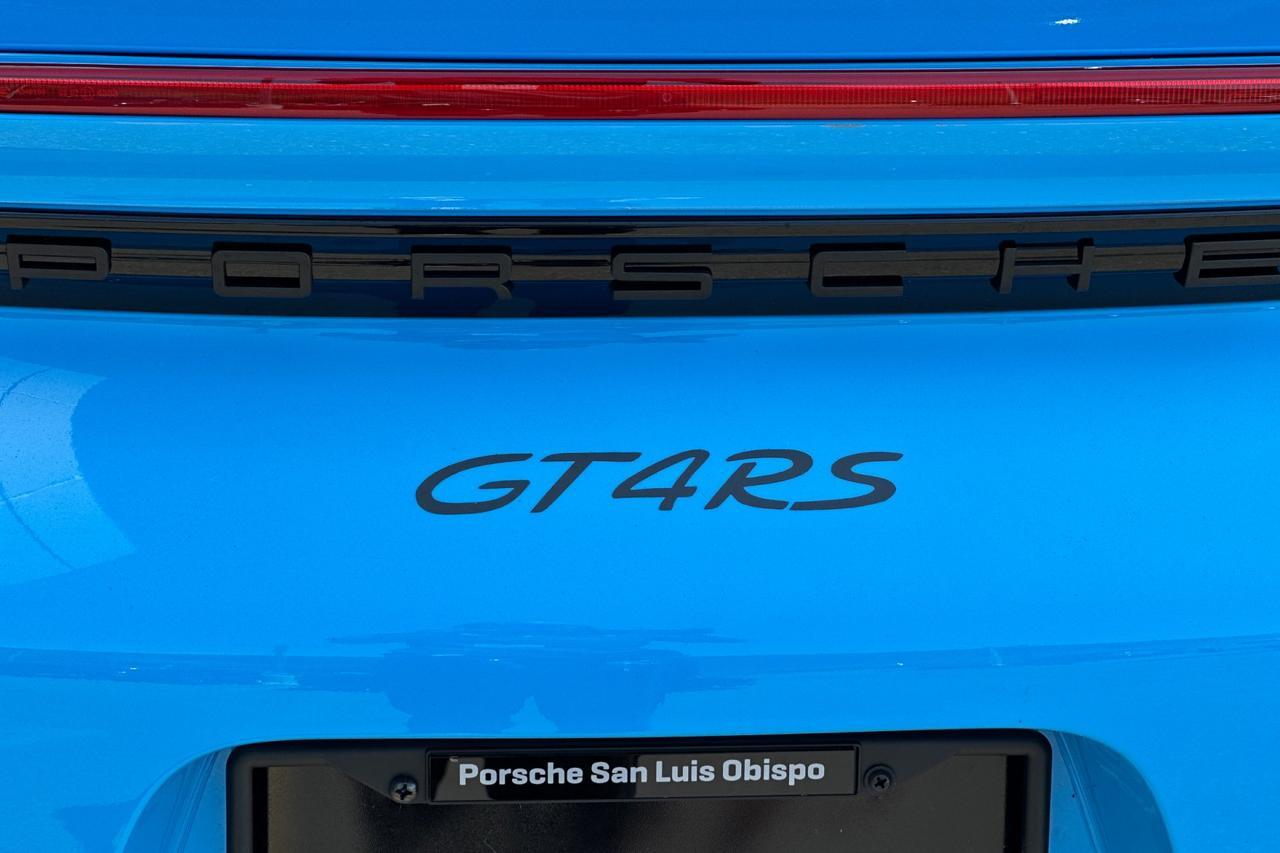 2023 Porsche 718 GT4 RS San Luis Obispo CA