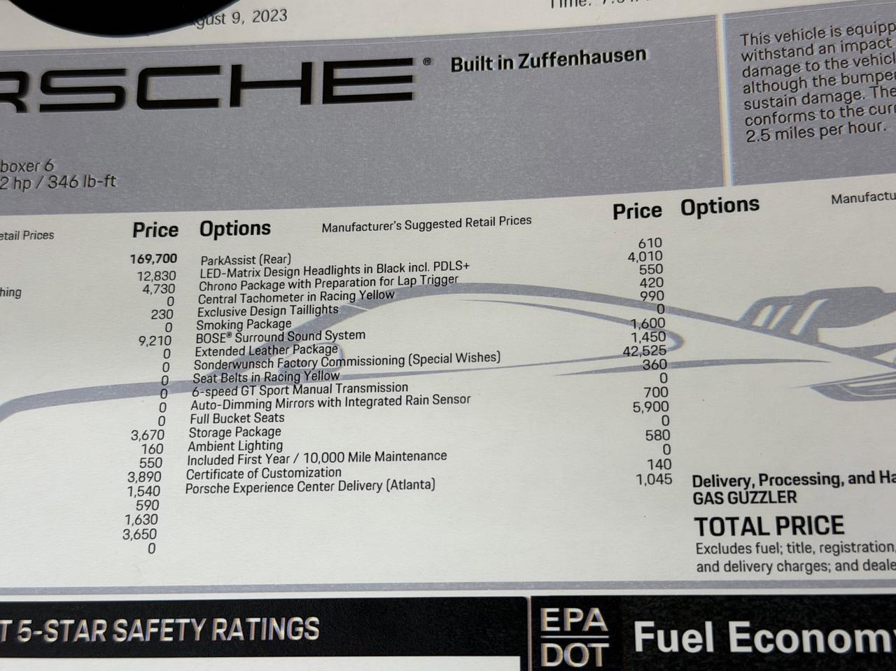 2023 Porsche 911 GT3 Newark DE