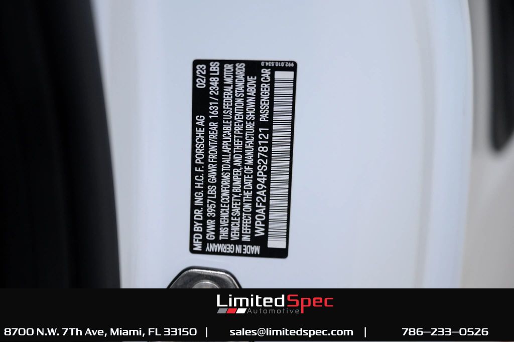 2023 Porsche 911 GT3 RS Weissach Miami FL