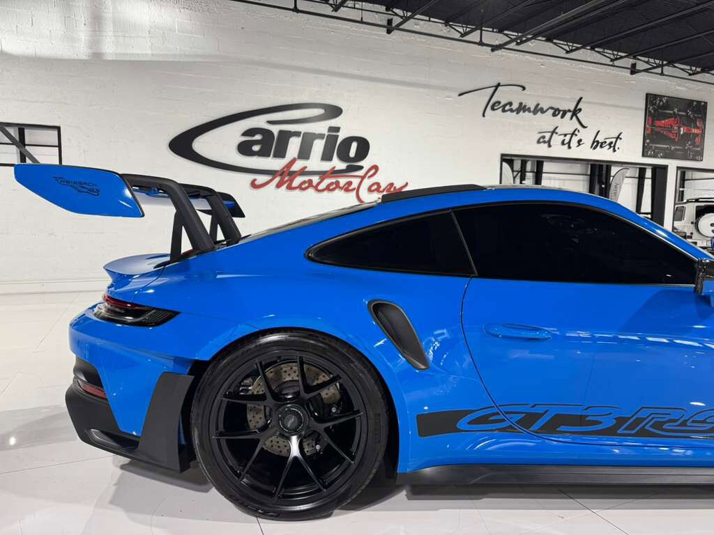 2023 Porsche 911 GT3 RS Weissach, Shark Blue paint/roll cage/seatbelts, Bose audio, carbon galore AND MORE!! Fort Lauderdale FL