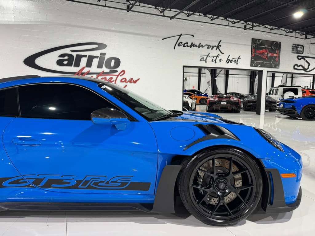 2023 Porsche 911 GT3 RS Weissach, Shark Blue paint/roll cage/seatbelts, Bose audio, carbon galore AND MORE!! Fort Lauderdale FL