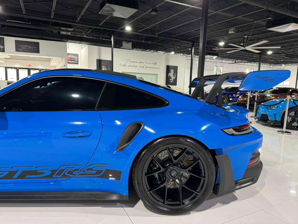 2023 Porsche 911 GT3 RS Weissach, Shark Blue paint/roll cage/seatbelts, Bose audio, carbon galore AND MORE!! Fort Lauderdale FL