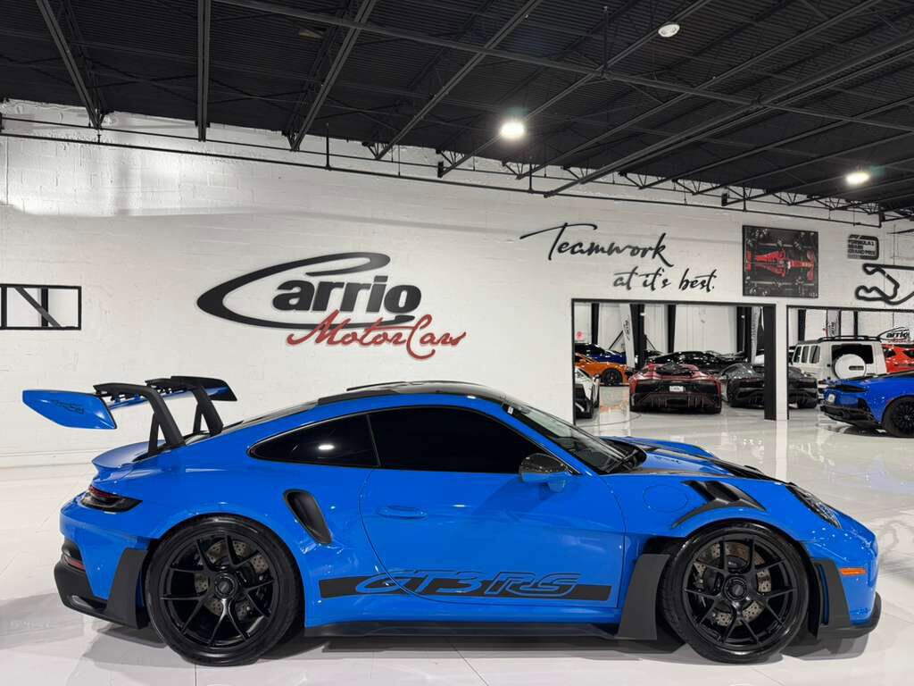 2023 Porsche 911 GT3 RS Weissach, Shark Blue paint/roll cage/seatbelts, Bose audio, carbon galore AND MORE!! Fort Lauderdale FL