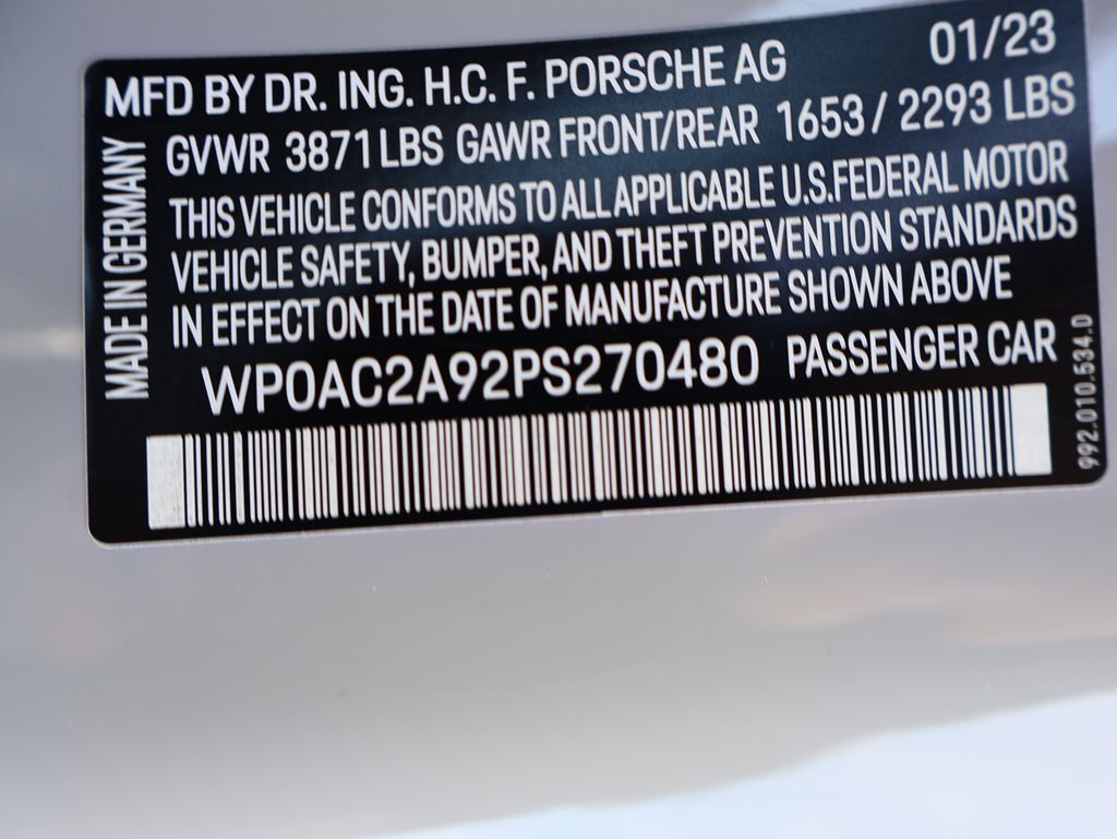 2023 Porsche 911 GT3 San Clemente CA