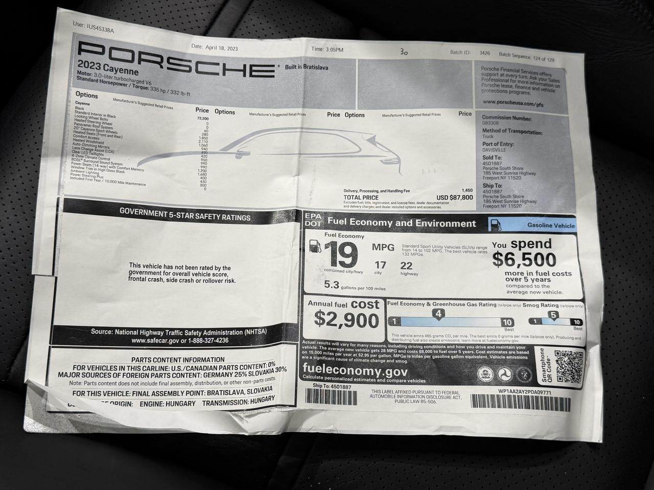 2023 Porsche Cayenne Newark DE