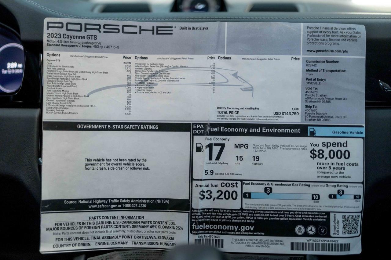 2023 Porsche Cayenne GTS