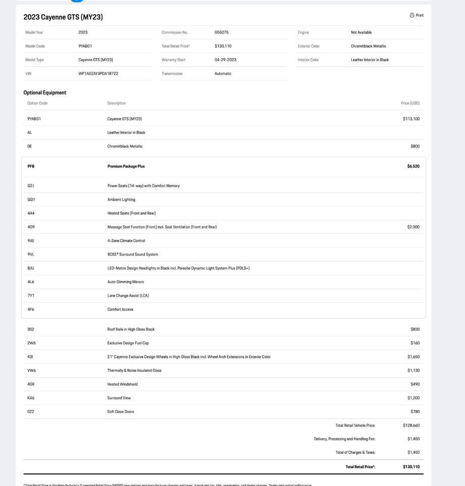 2023 Porsche Cayenne GTS Pompano Beach FL