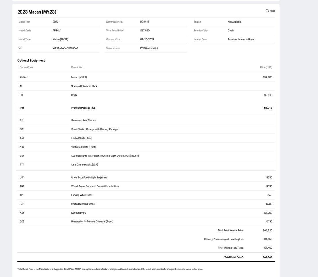 2023 Porsche Macan Pompano Beach FL