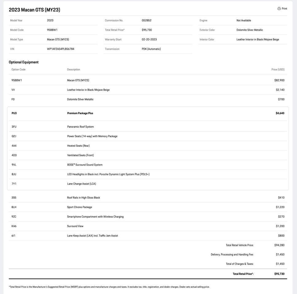 2023 Porsche Macan GTS Pompano Beach FL