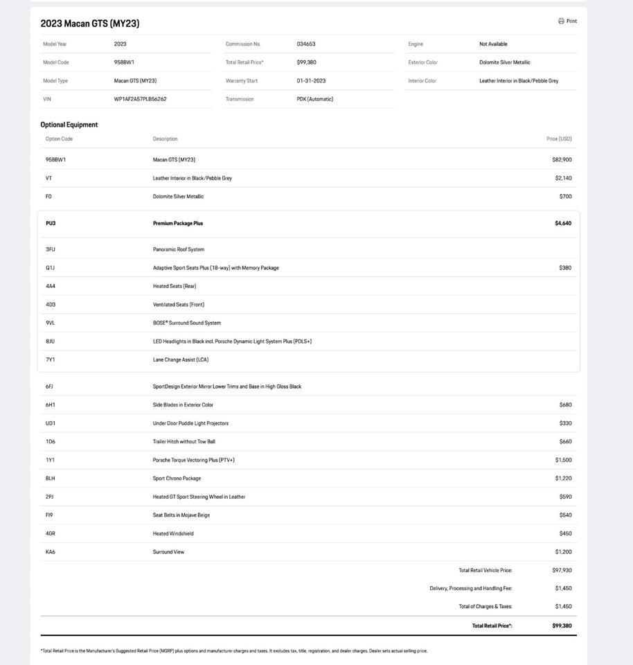 2023 Porsche Macan GTS Pompano Beach FL