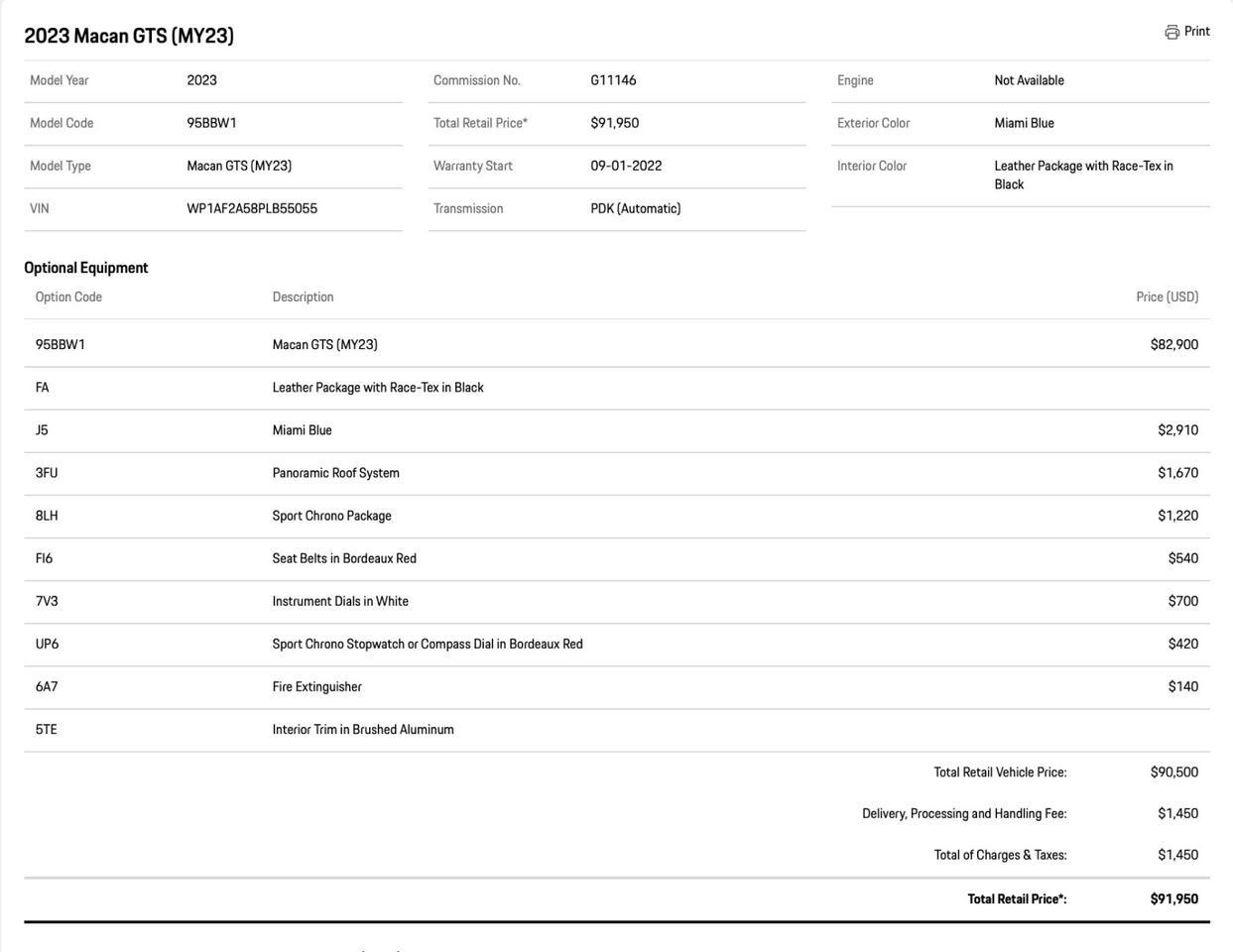 2023 Porsche Macan GTS Pompano Beach FL