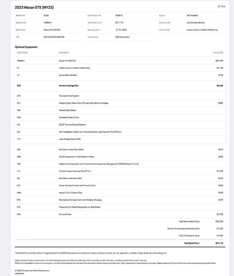 2023 Porsche Macan GTS Pompano Beach FL